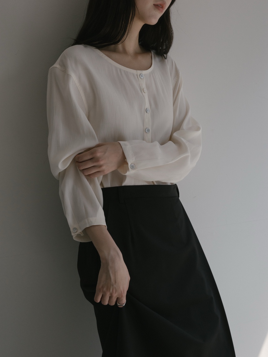CULLUM東大門㊣直郵女裝新款真品休閑職業時尚25秋冬襯衫蕾絲衫CULLUM襯衫/蕾絲衫
