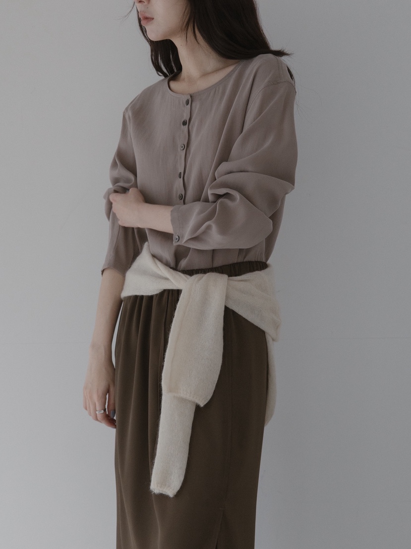 CULLUM東大門㊣直郵女裝新款真品休閑職業時尚25秋冬襯衫蕾絲衫CULLUM襯衫/蕾絲衫