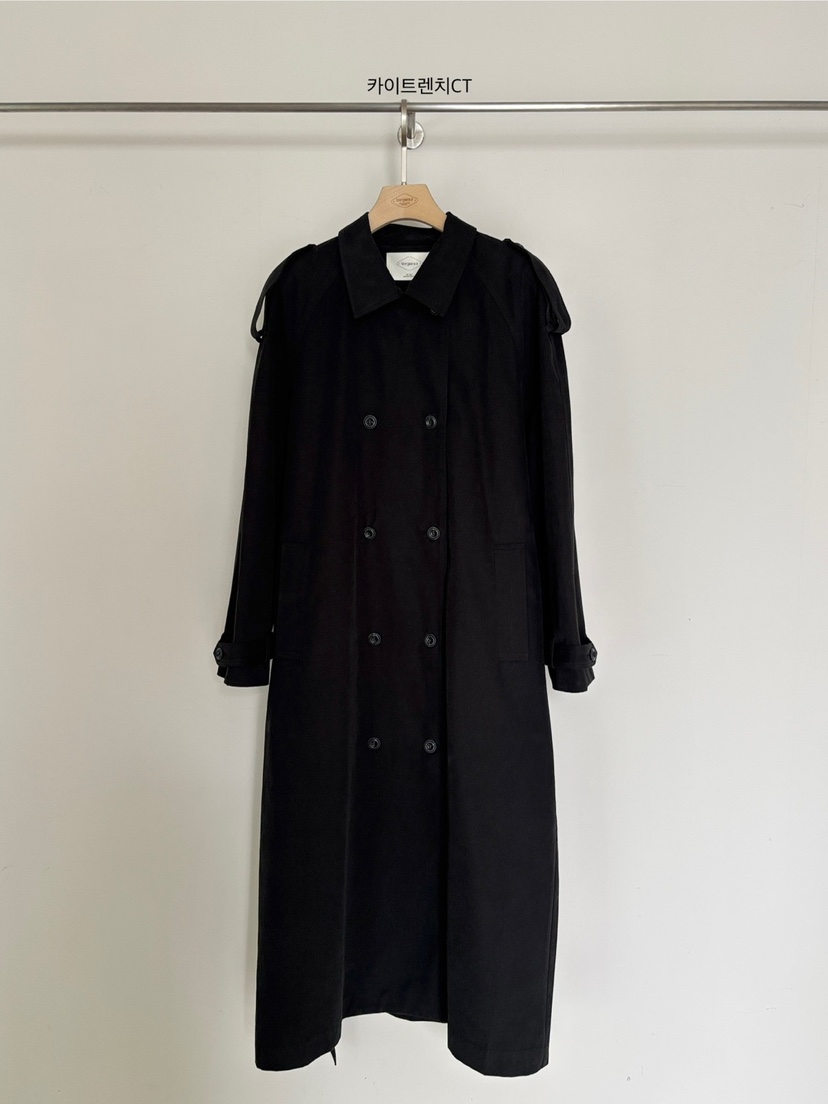 VERGAMOT東大門㊣直郵女士新品人氣熱賣休閑長款風衣含腰帶VERGAMOT長款風衣圖色2
