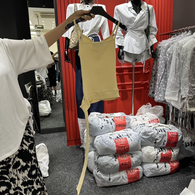 RARE CLOSET韓國代購㊣女裝新款推薦人氣休閑熱賣吊帶背心RARE CLOSET吊帶/背心