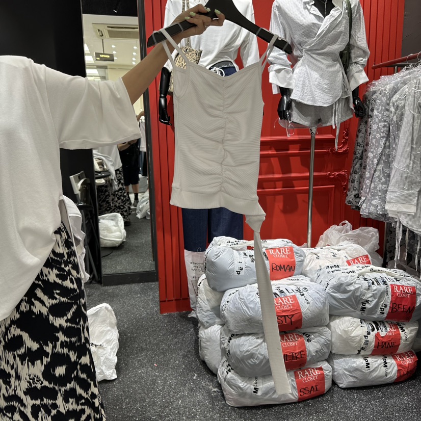 RARE CLOSET韓國代購㊣女裝新款推薦人氣休閑熱賣吊帶背心RARE CLOSET吊帶/背心圖色1