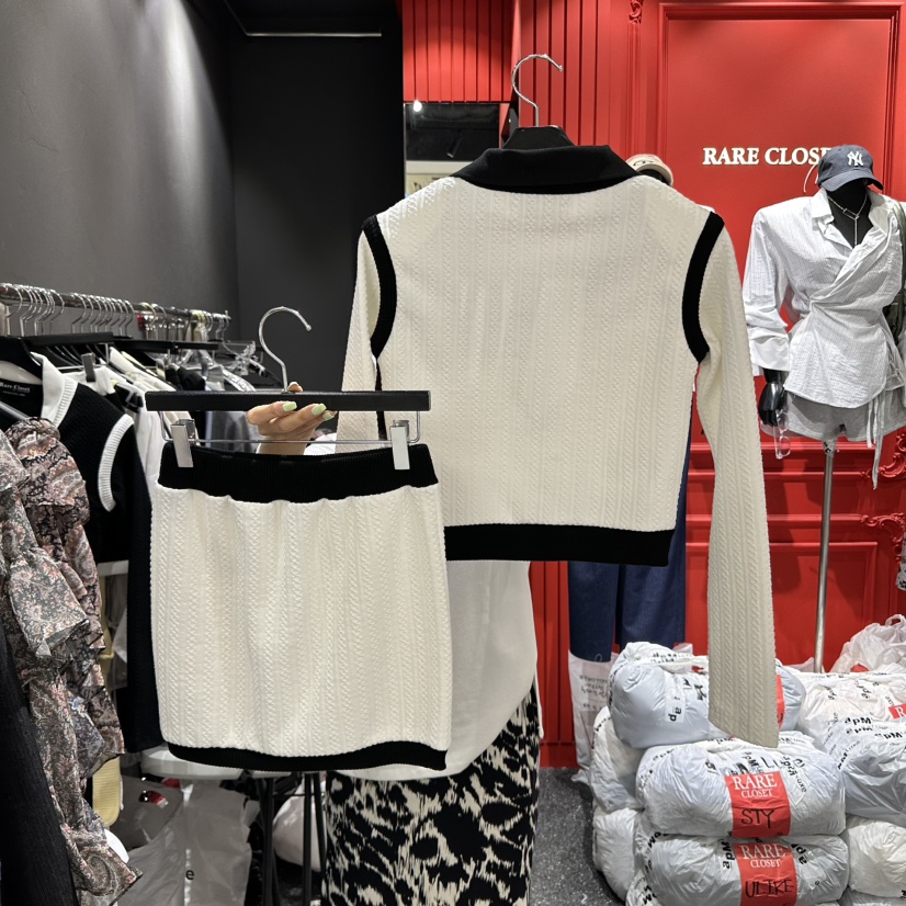 RARE CLOSET東大門㊣代購女裝新款職業25秋冬套裝兩件套套裝RARE CLOSET套裝