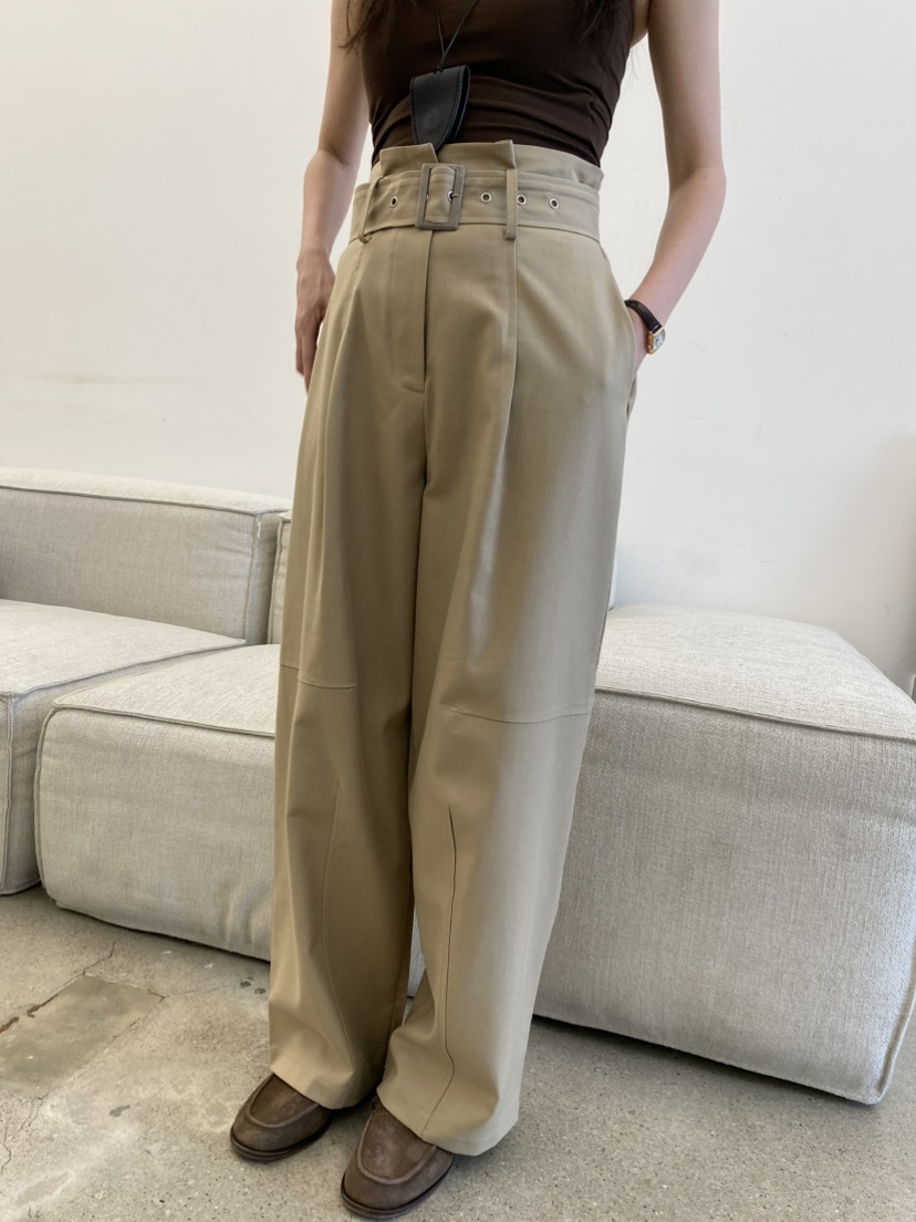 COCOMATON東大門㊣直郵女裝新品人氣真品職業25秋冬休閑褲含腰帶COCOMATON休閑褲