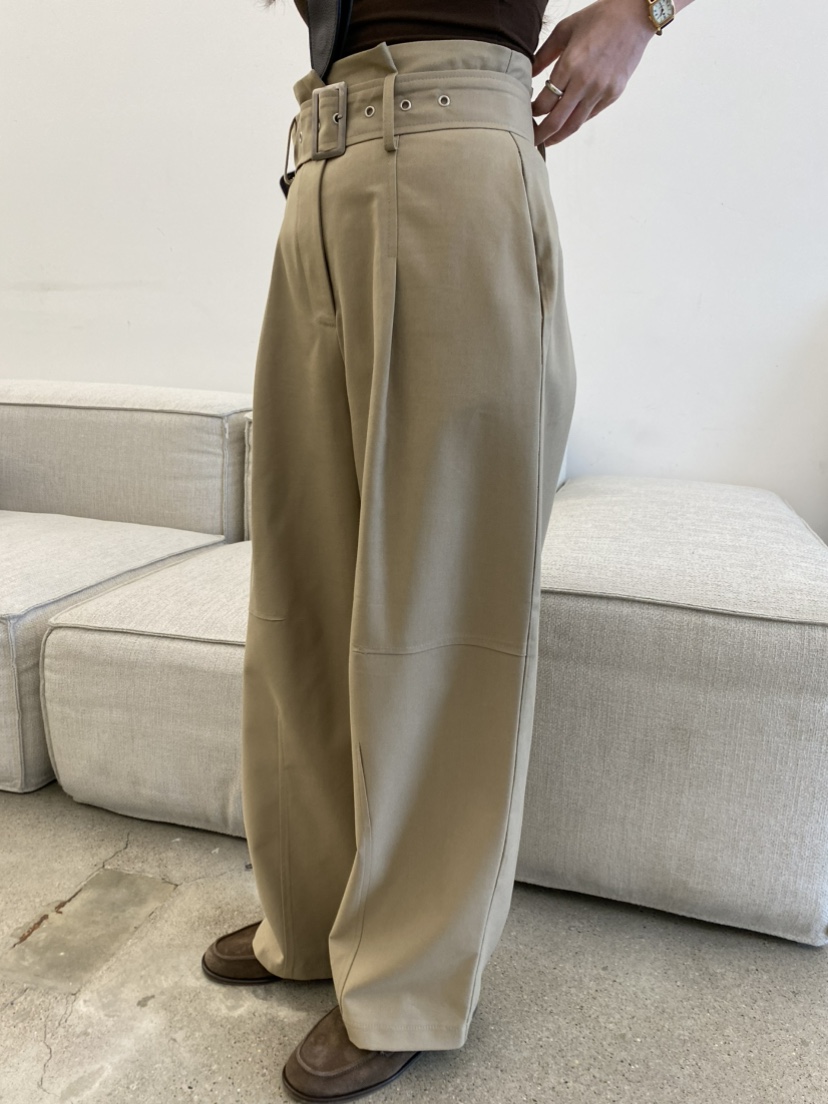COCOMATON東大門㊣直郵女裝新品人氣真品職業25秋冬休閑褲含腰帶COCOMATON休閑褲