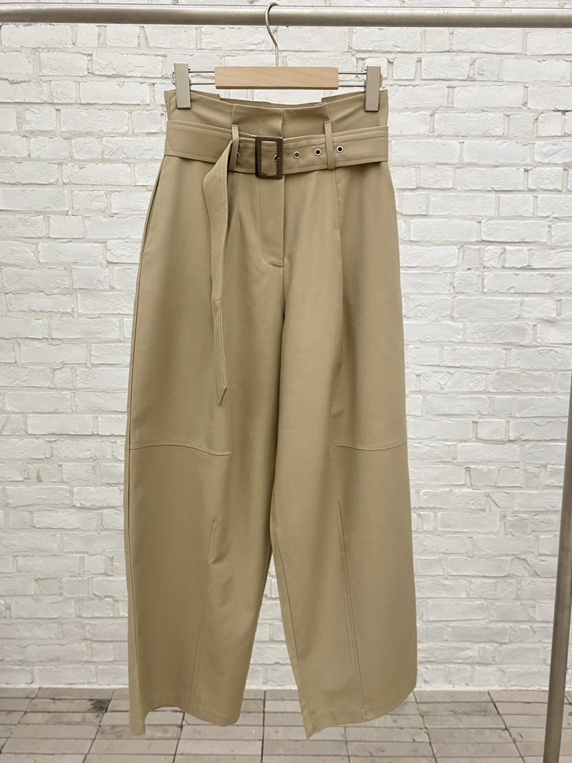 COCOMATON東大門㊣直郵女裝新品人氣真品職業25秋冬休閑褲含腰帶COCOMATON休閑褲圖色1