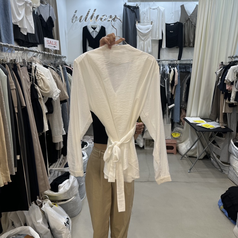 BILLION-L東大門㊣實拍女士新品時尚熱賣襯衫蕾絲衫假兩件BILLION-L襯衫/蕾絲衫