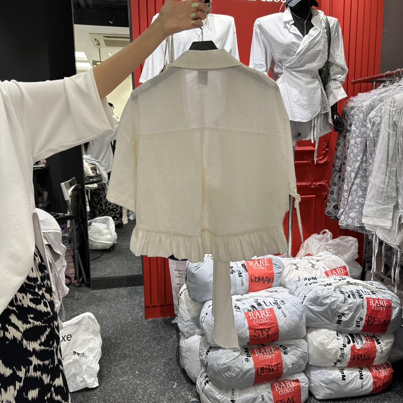 RARE CLOSET東大門㊣實拍女裝新品人氣熱賣休閑襯衫蕾絲衫RARE CLOSET襯衫/蕾絲衫