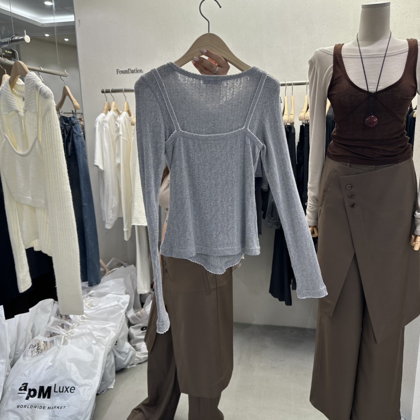 FOUNDATION東大門㊣代購女裝新品25秋冬職業時尚套裝兩件套FOUNDATION套裝