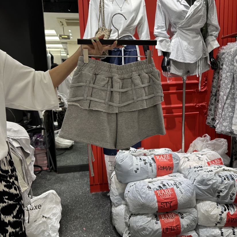 RARE CLOSET東大門㊣代購女士新款真品25秋冬時尚休閑短褲RARE CLOSET短褲