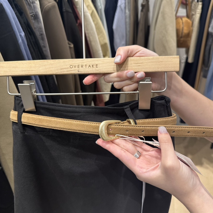 OVERTAKE東大門㊣直郵女裝新品職業休閑25秋冬推薦熱賣腰帶OVERTAKE腰帶圖色1