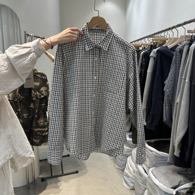 W.FATAL東大門㊣直郵女士新品職業人氣休閑25秋冬襯衫蕾絲衫W.FATAL襯衫/蕾絲衫圖色1