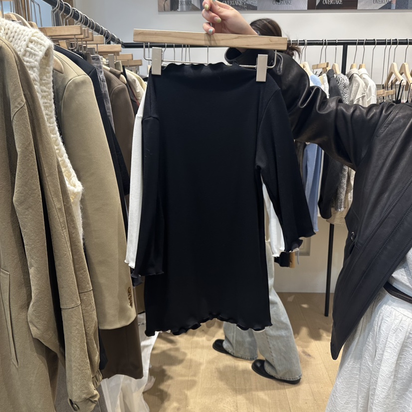 OVERTAKE東大門㊣直郵女士新品人氣休閑職業真品25秋冬推薦T恤OVERTAKET恤圖色4