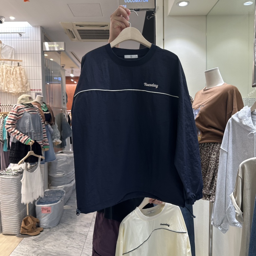 COCOMATON韓國代購㊣女士新款真品熱賣職業人氣時尚長袖T恤COCOMATON長袖T恤圖色2