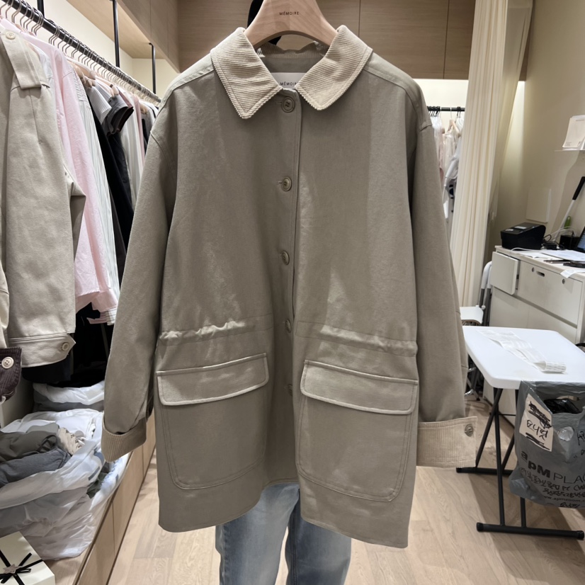 MEMOIRE韓國直郵㊣女士新品休閑熱賣真品人氣25秋冬職業夾克MEMOIRE夾克圖色2