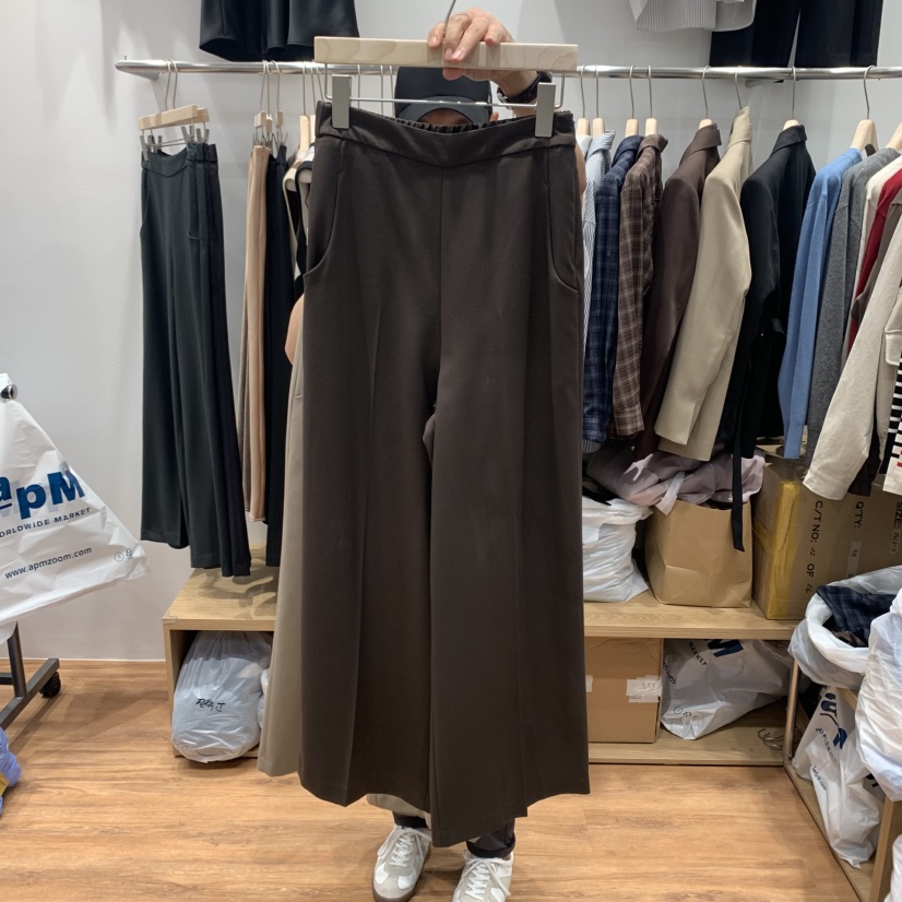MADEMOISELLE(不代購)東大門㊣代購女裝新品職業人氣休閑褲MADEMOISELL休閑褲圖色3