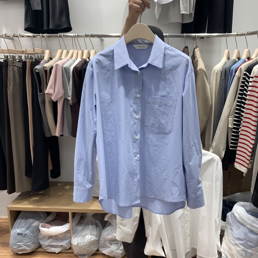 MADEMOISELLE(不代購)韓國直郵㊣女士新品休閑襯衫蕾絲衫MADEMOISELL襯衫/蕾絲衫圖色2