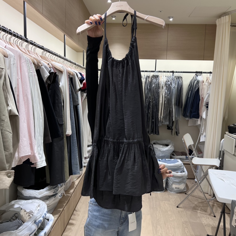 MEMOIRE韓國代購㊣女裝新品熱賣人氣真品休閑吊帶背心不含內搭MEMOIRE吊帶/背心圖色2