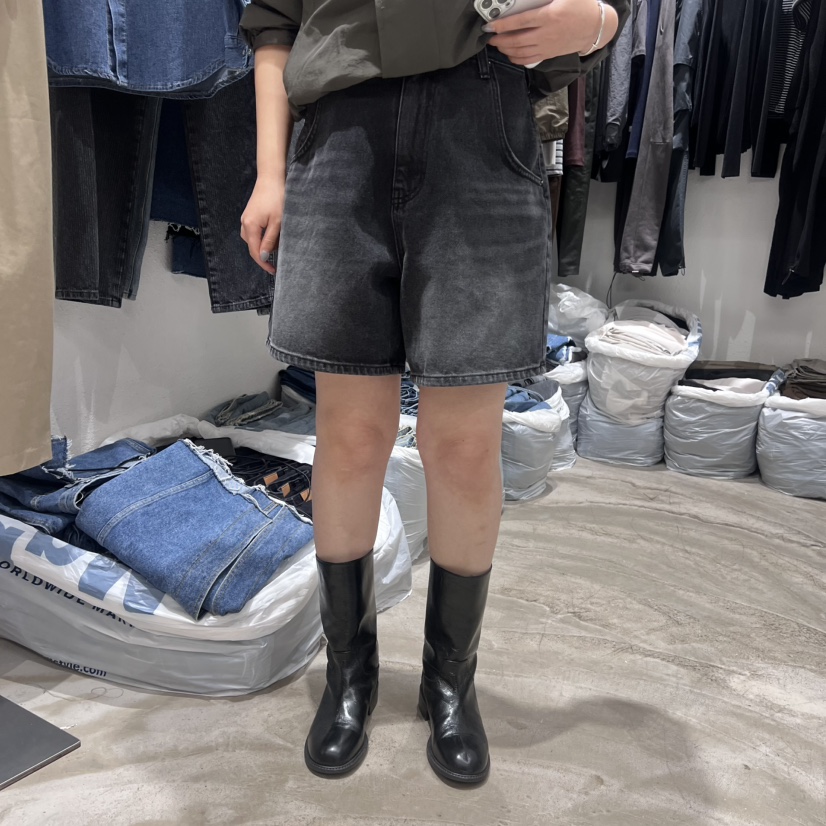 ALMOND PEPE東大門㊣代購女士新品推薦時尚25秋冬人氣短褲ALMOND PEPE短褲圖色2