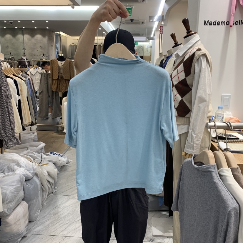 MADEMOISELLE(不代購)韓國代購㊣女士新款熱賣休閑25秋冬T恤MADEMOISELLT恤圖色4