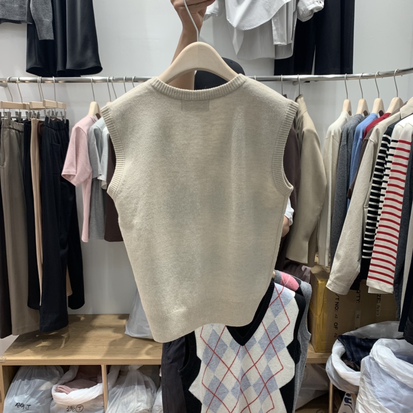 MADEMOISELLE(不代購)東大門㊣直郵女士新款休閑吊帶背心MADEMOISELL吊帶/背心