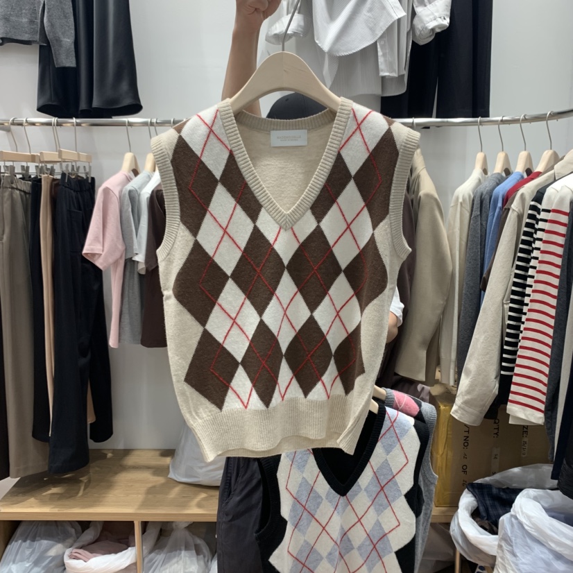 MADEMOISELLE(不代購)東大門㊣直郵女士新款休閑吊帶背心MADEMOISELL吊帶/背心圖色3