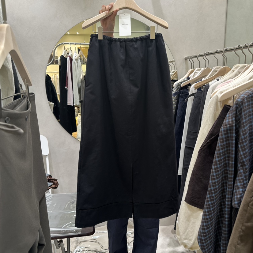 WHO IS SHE韓國代購㊣女裝新品25秋冬休閑時尚真品熱賣長裙WHO IS SHE長裙