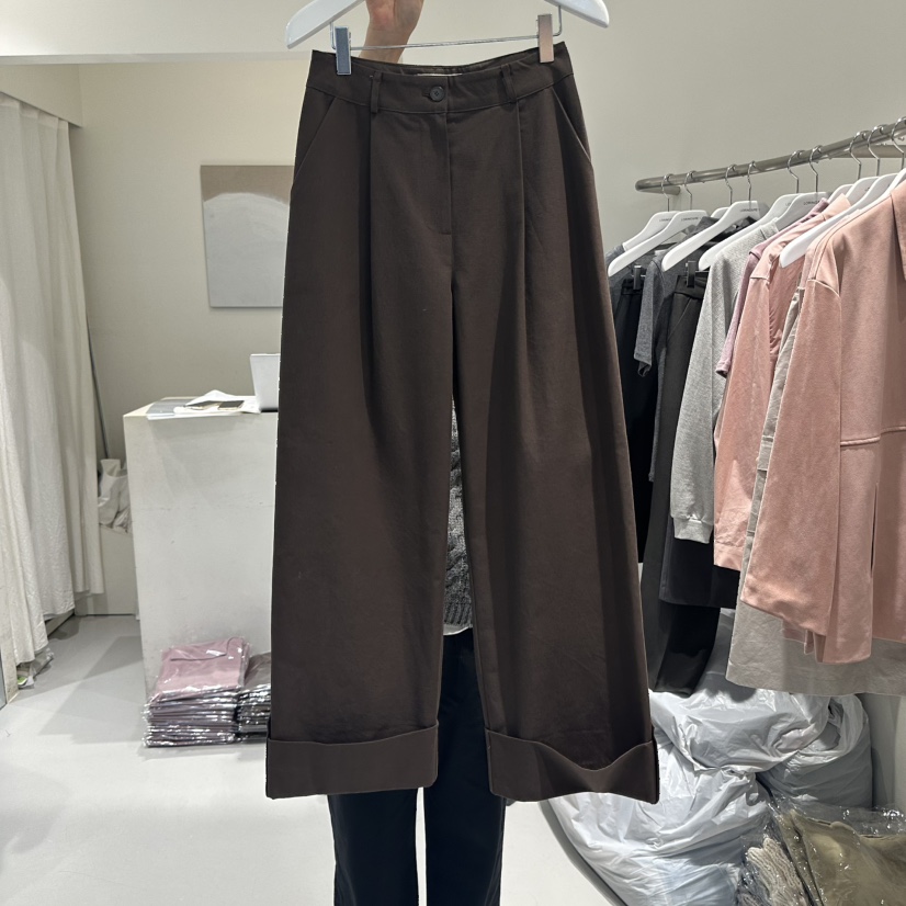 LORING RE I韓國代購㊣女裝新款真品休閑25秋冬推薦休閑褲LORING RE-I/BARE休閑褲圖色2
