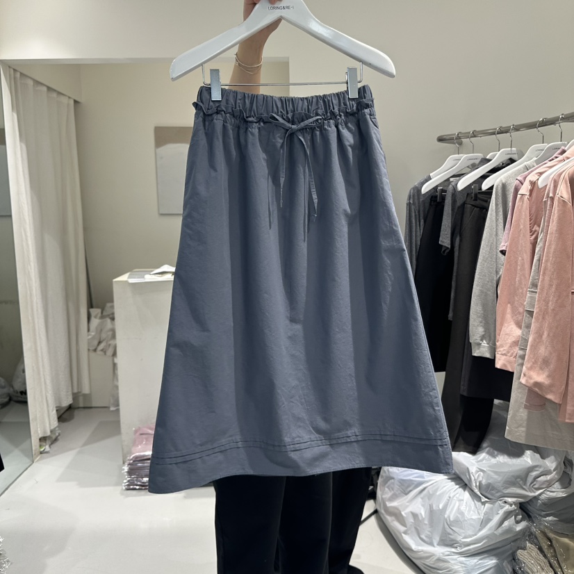 LORING RE I韓國代購㊣女士新品職業熱賣25秋冬半身裙中短裙LORING RE-I/BARE半身裙/中短裙圖色2