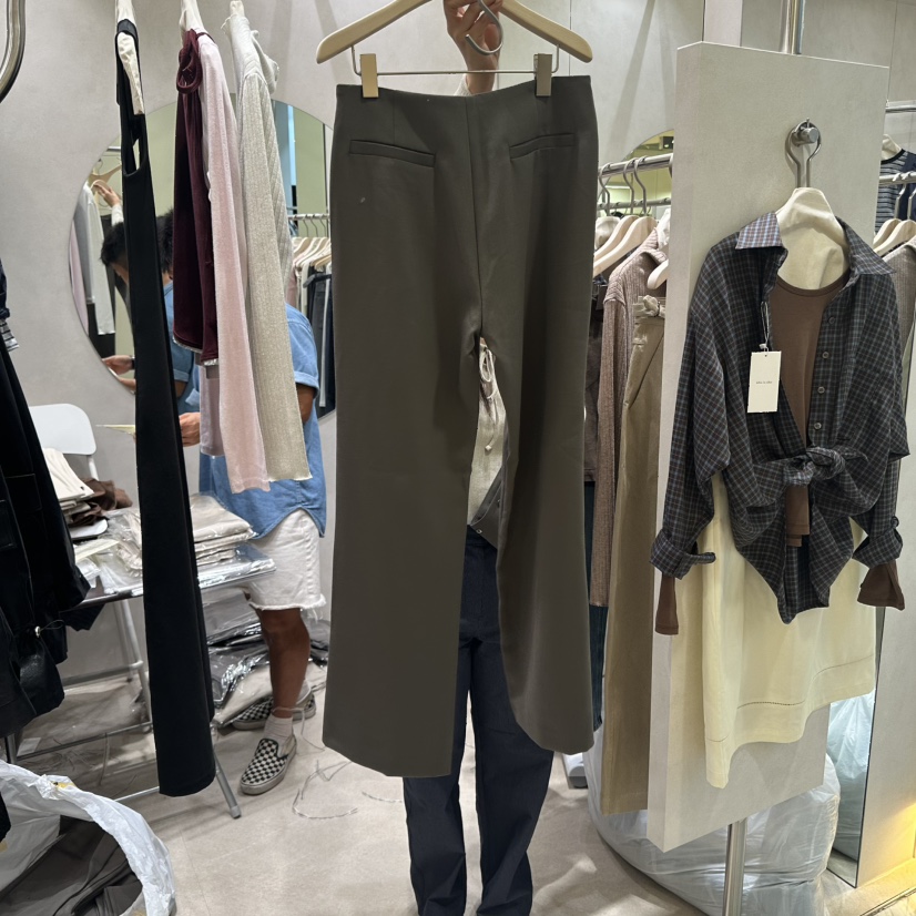 WHO IS SHE東大門㊣實拍女士新款人氣25秋冬休閑職業休閑褲WHO IS SHE休閑褲