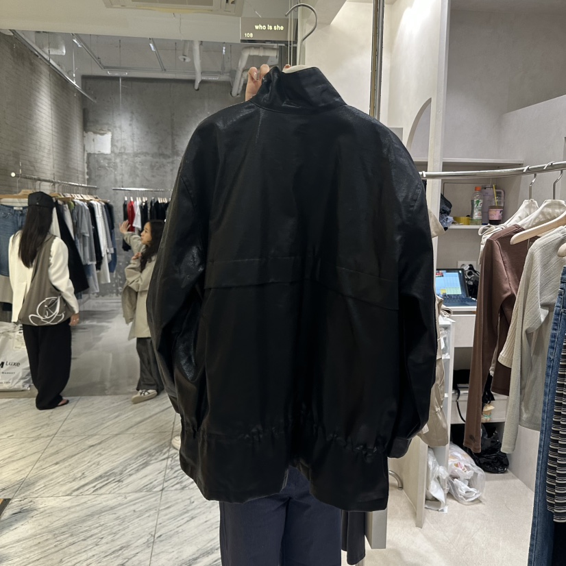 WHO IS SHE韓國代購㊣女裝新款真品人氣25秋冬時尚推薦夾克WHO IS SHE夾克