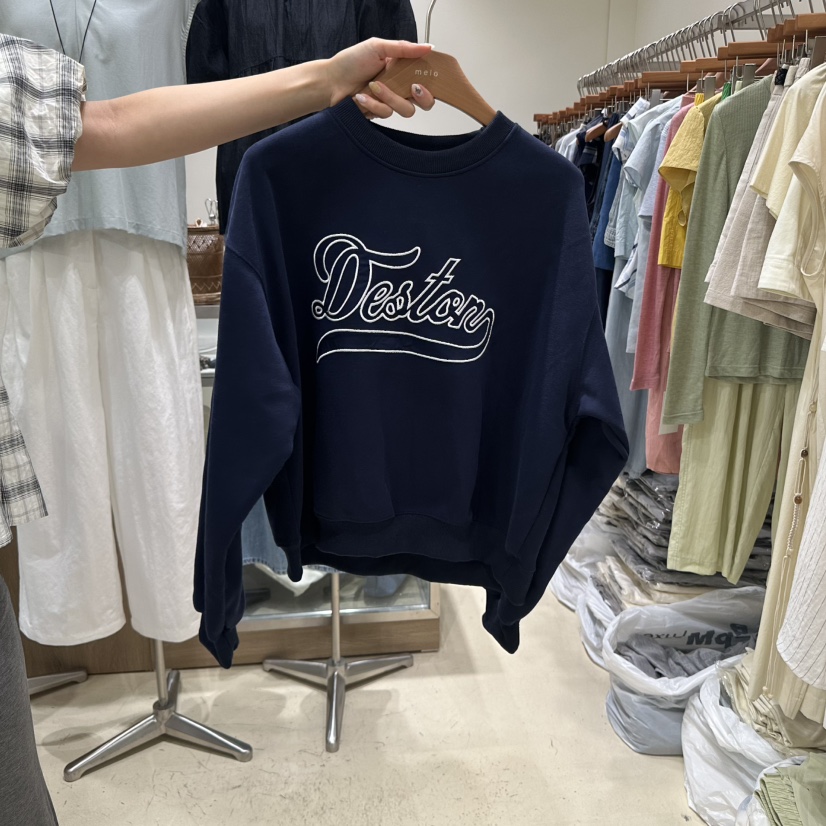MELO東大門㊣代購女士新品熱賣時尚休閑真品職業人氣25秋冬衛衣MELO衛衣圖色4