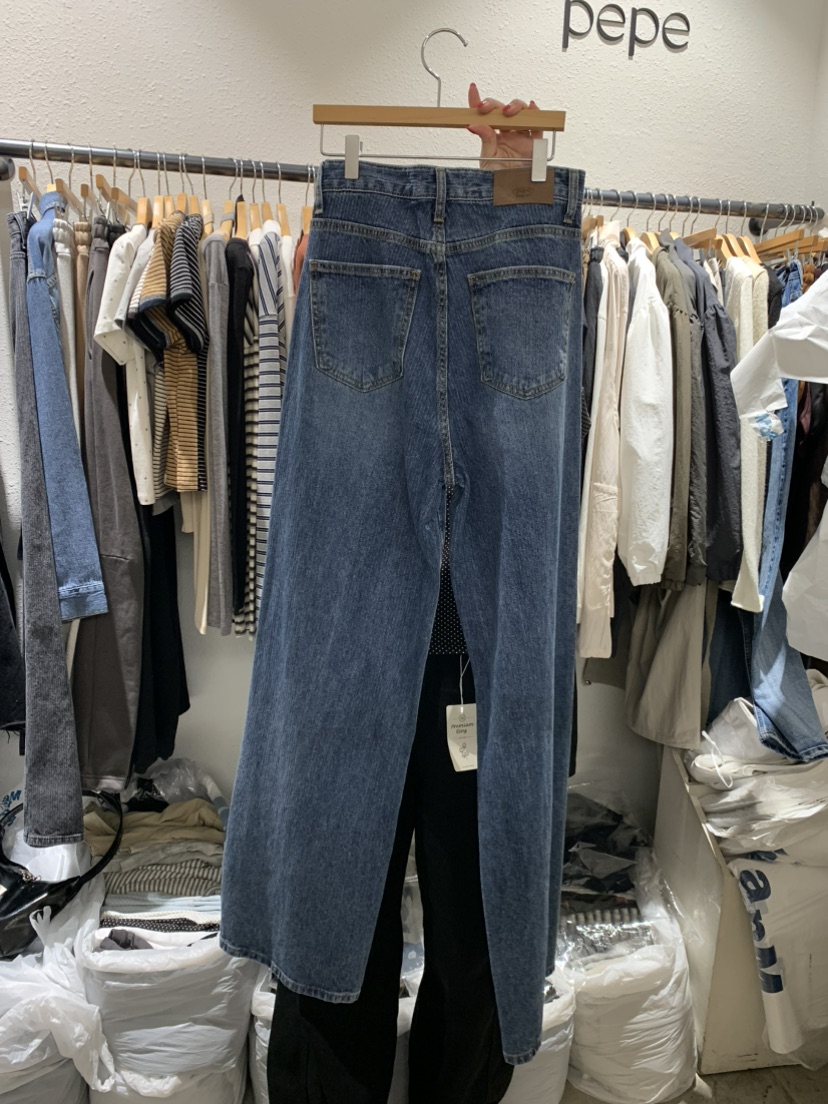 ALMOND PEPE東大門㊣直郵女裝新款職業熱賣人氣真品牛仔褲ALMOND PEPE牛仔褲