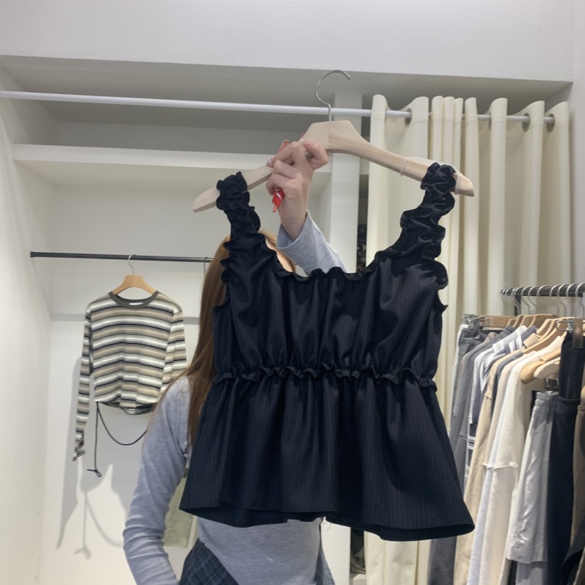 IR BIEN東大門㊣代購女裝新款職業真品熱賣25秋冬吊帶背心ir bien-A吊帶/背心圖色3