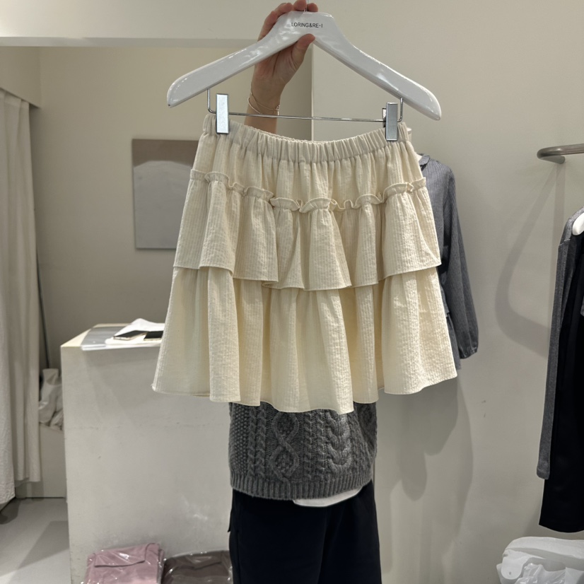 LORING RE I韓國直郵㊣女士新品真品25秋冬熱賣職業時尚短裙LORING RE-I/BARE短裙圖色2