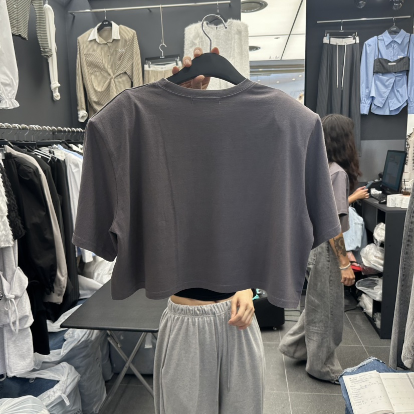 A-DEL東大門㊣直郵女士新款真品休閑時尚職業人氣25秋冬T恤短款A-DELT恤
