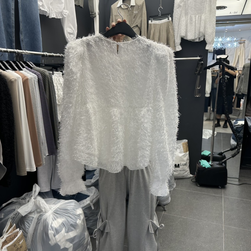 A-DEL韓國代購㊣女士新款推薦熱賣25秋冬真品時尚襯衫蕾絲衫A-DEL襯衫/蕾絲衫