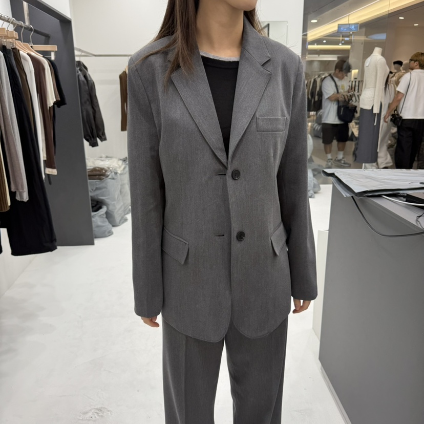THE VALUE韓國代購㊣女士新款真品人氣職業熱賣時尚推薦夾克THE VALUE夾克圖色2