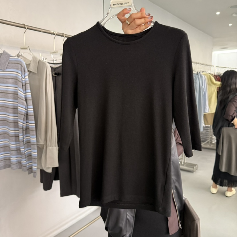DOUBLE STANDARD/LE SMOKING/MAISONSTAFF東大門㊣代購女裝新品時尚T恤MAISONSTAFFT恤圖色2