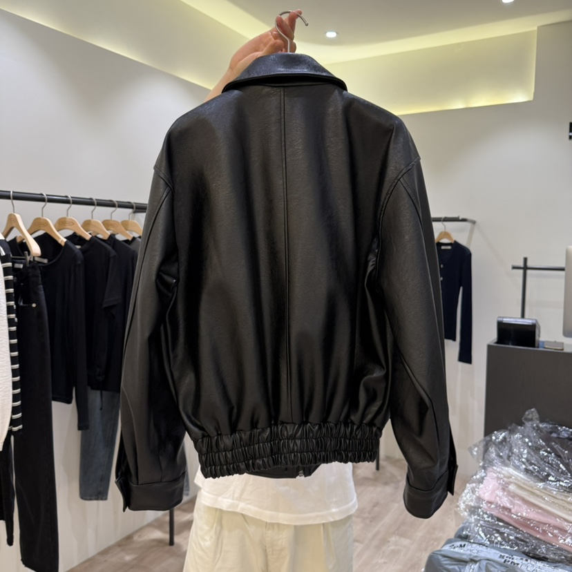NOUVEAU東大門㊣實拍女士新品時尚人氣推薦職業25秋冬皮衣皮革NOUVEAU皮衣