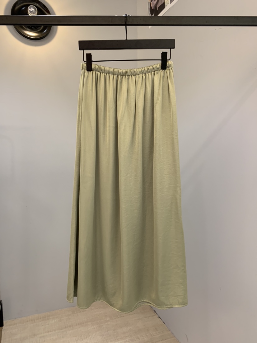 SOFTNESS韓國代購㊣女士新品職業熱賣25秋冬時尚真品長裙緞面Softness/Cosmic長裙