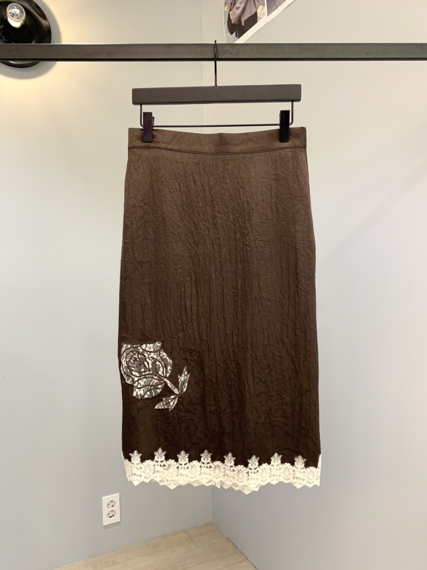 SOFTNESS東大門㊣直郵女士新品職業真品時尚半身裙中短裙蕾絲Softness/Cosmic半身裙/中短裙圖色2