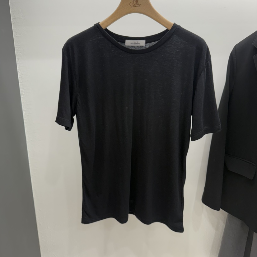 THE VALUE東大門㊣直郵女裝新品真品25秋冬熱賣職業T恤羊毛THE VALUET恤圖色3