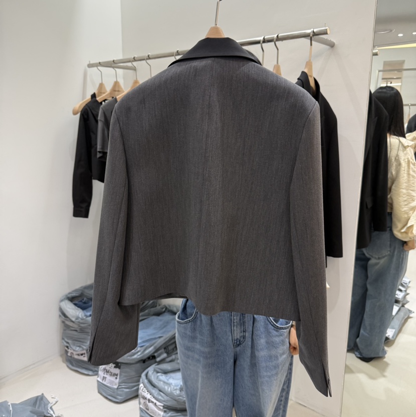 RENDER東大門㊣代購女士新品職業25秋冬推薦人氣休閑熱賣夾克RENDER夾克