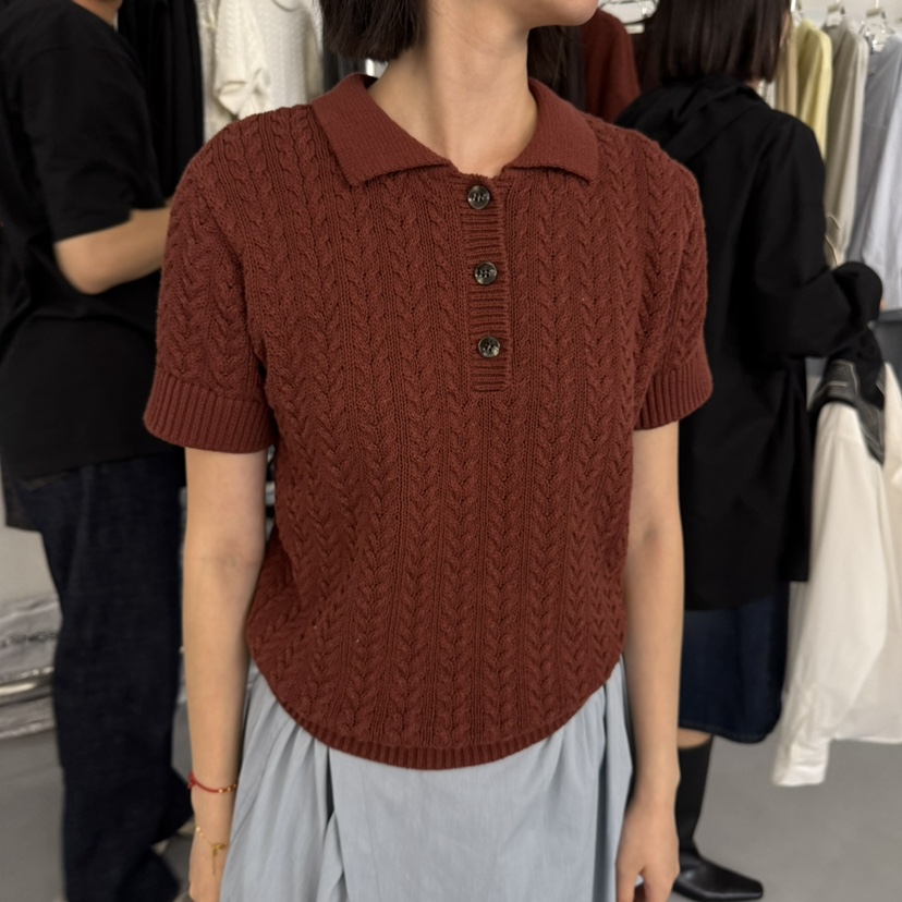 DOUBLE STANDARD/LE SMOKING/MAISONSTAFF東大門㊣直郵女裝新品職業針織衫MAISONSTAFF針織衫圖色2