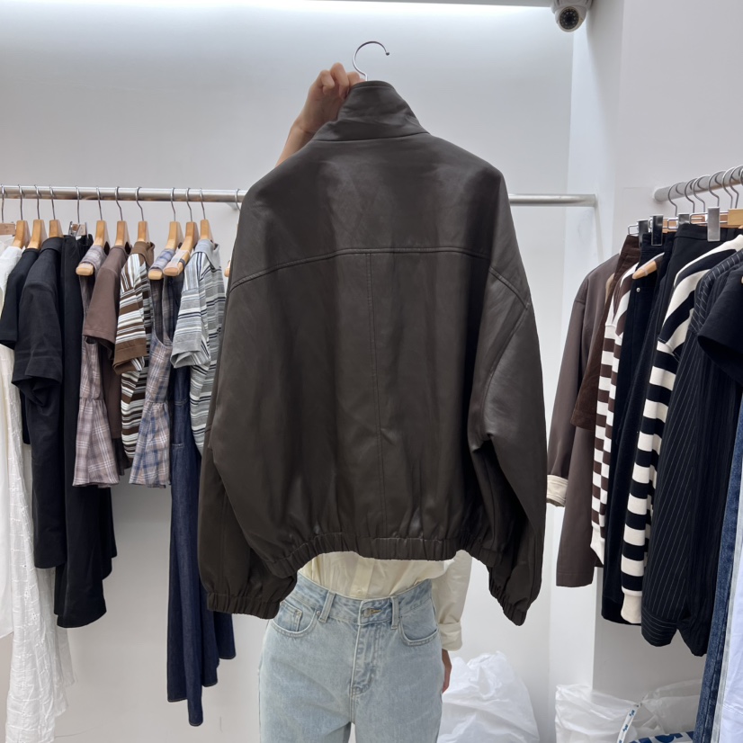DRESS ROOM東大門㊣代購女士新品推薦真品時尚25秋冬熱賣夾克DRESS ROOM夾克