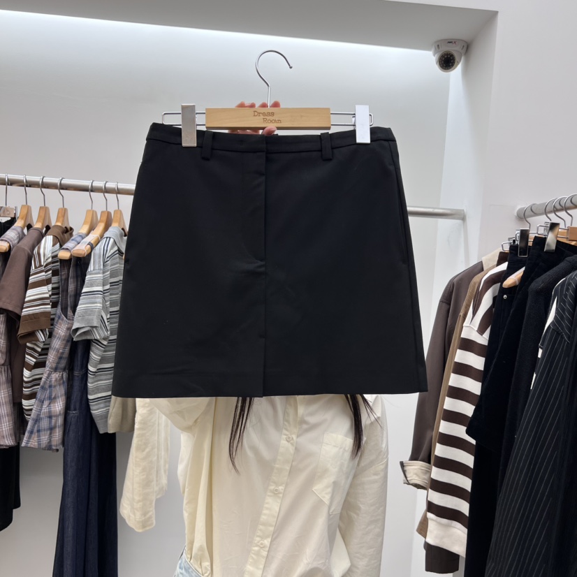 DRESS ROOM東大門㊣實拍女裝新品推薦真品人氣25秋冬休閑短裙DRESS ROOM短裙圖色2