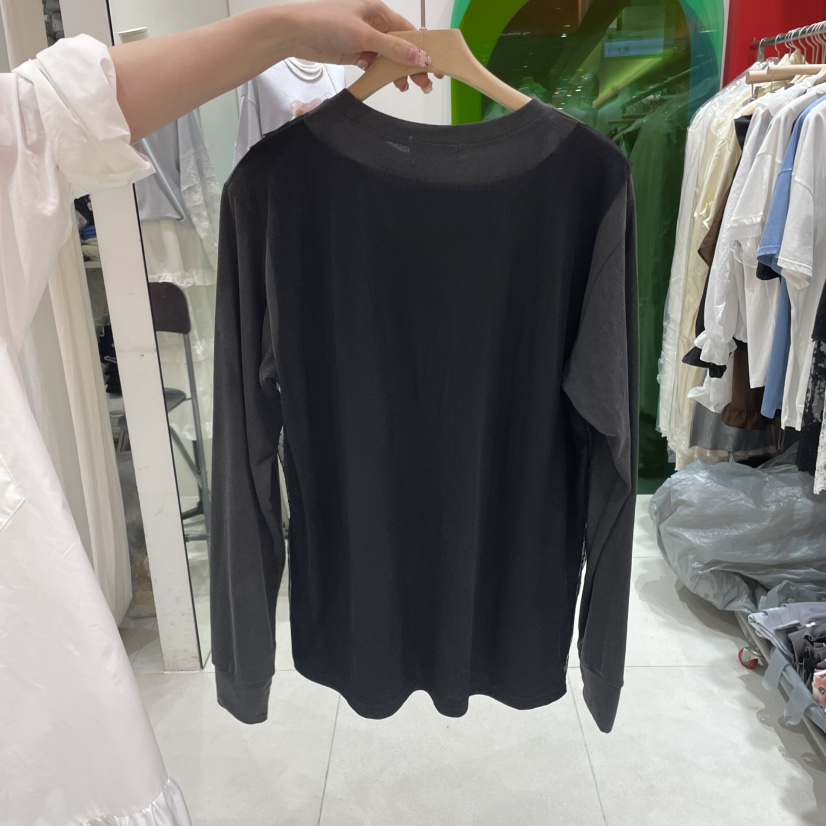 MINI UNNI韓國直郵㊣女裝新款推薦時尚真品職業休閑長袖T恤MINI UNNI長袖T恤
