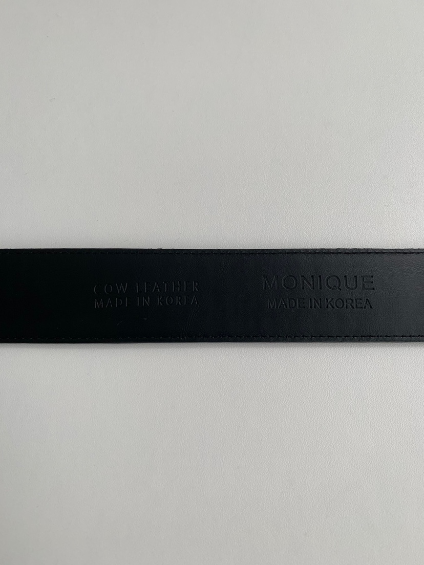 MONIQUE東大門㊣實拍女裝新款時尚推薦休閑真品職業腰帶牛皮MONIQUE腰帶