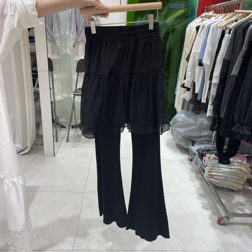 MINI UNNI東大門㊣實拍女士新品真品25秋冬推薦休閑褲褶皺MINI UNNI休閑褲