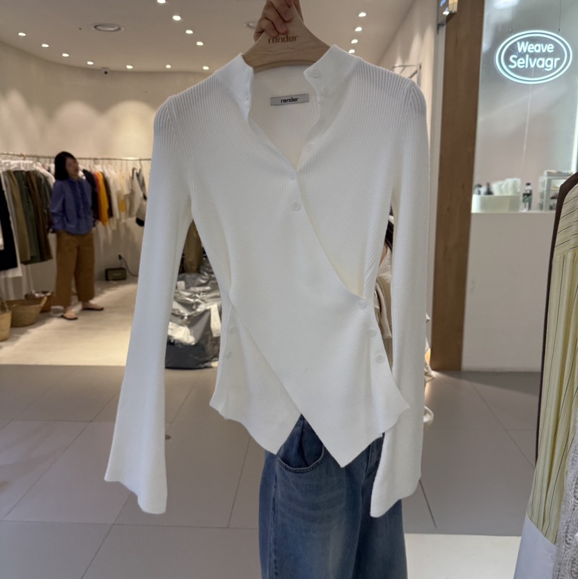 RENDER東大門㊣代購女裝新品人氣時尚真品25秋冬休閑針織衫RENDER針織衫圖色2